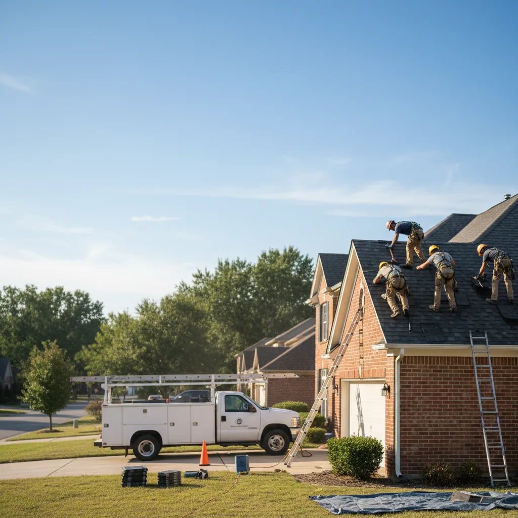 Roof Repair in Green Forest